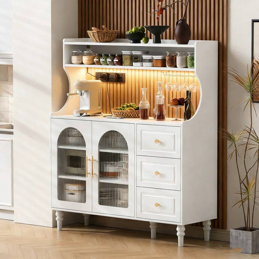 Buffets & Sideboards - White + MDF-1 - View 1
