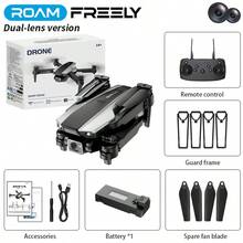 H30, Drones, Optical Hovering, Quadcopters, Folding, Dual Lens Aerial Photography, Remote-Controlled Aircraft - Multicolor - View 12