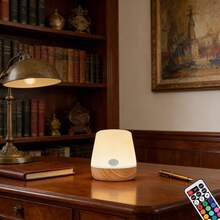 1pc RGB Eye-Care Lamp, LED Light Source, Bedside Night Light, Atmosphere Light, Bedroom Lighting, Suitable For Room, Nighttime Lighting, Illumination, Hanging Design, Control Function, Battery Powered (Batteries Not Included), Reading Lamp - Bedside Lamp - View 12