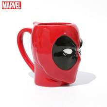 1PC Marvel Officially Licensed Deadpool Ceramic Mug 13 FL OZ Coffee House Cup Collectible Coffee Mug For Fans Perfect Gift For Boyfriend Lovers Friends Marvel Fans Mug Perfect Christmas & Valentine's Day Present - 彩色 - 查看 3