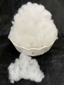 High-Quality Synthetic Cotton Filling, Suitable For Pet Beds And Soft Home Textiles. Applicable For Crafts, Sewing Projects, Christmas Decorations And Toy Stuffing - Synthetic Cotton Filling, Pet Bed Filler, Soft Texture - White - View 16