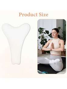 1 miếng đệm silicon hình chữ Y màu be không cần lót quần, bảo vệ liền mạch cho đồ bơi, quần yoga, quần legging tập luyện, thoải mái, có thể tái sử dụng và giặt được (trong suốt) - trong suốt - Xem 3