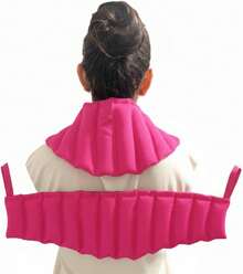¡RecomendadoCompresa de calentamiento para microondas, Compresas terapeuticas de semillas para aliviar el dolor, calambres, músculos, articulaciones, espalda, cuello y hombros, almohada de compresa de calor y frio¡Top de Temporada - Rosa Fuerte - Ver 8