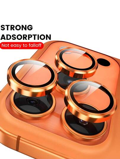 Compatible With Iphone 17 Pro/17 Pro Max/17, CD Pattern Camera Lens Protector Film, 9H Tempered Glass Lens Film, Anti-Glare, Metal Independent Camera Lens Protector Applicable To Daily Shield, Office, Home Daily Shield Office Home Phone Camera Cover Waterproof Shockproof Anti-Fall Scratch Resistant