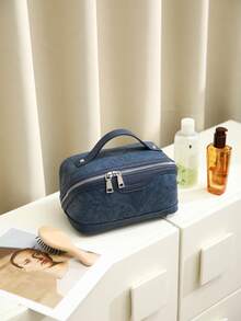 1pc Children's Fashion Toiletry Cosmetic Bag, Minimalist & Practical, Convenient To Carry - Multicolor - View 9