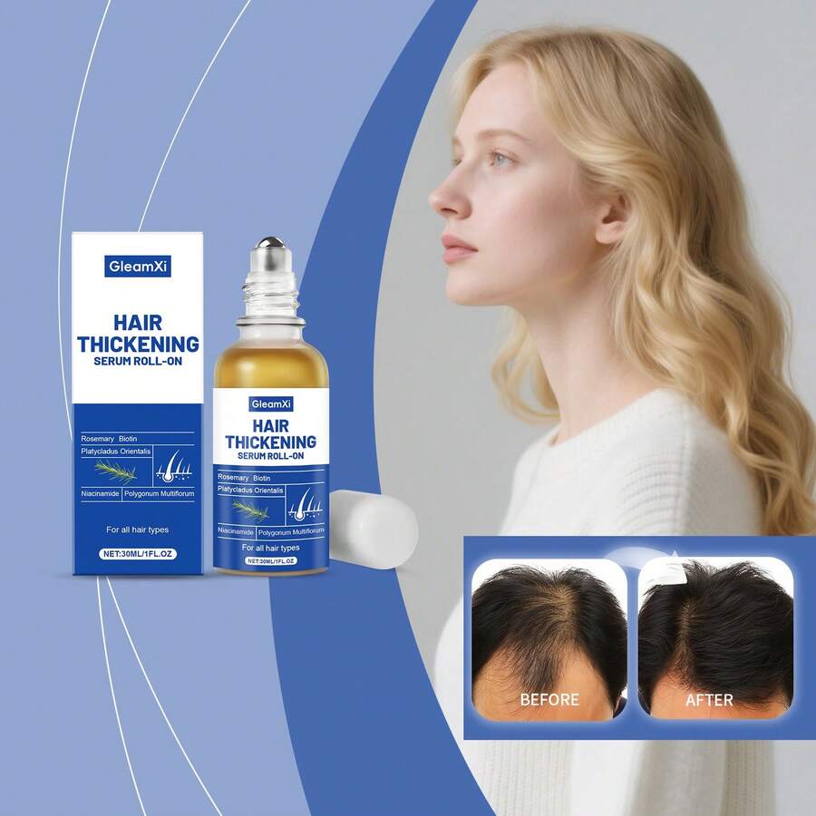 GleamXi 植物萃取精华液，滋养秀发，舒缓头皮，丰盈秀发，柔顺亮泽。 - 正裝 - 查看 1