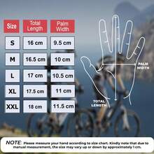 Guantes de ciclismo con medio dedo, guantes de ciclismo de montaña y carretera, antideslizantes, absorbentes de golpes, acolchados, transpirables, para bicicleta de montaña, para hombre y mujer, color, talla M - 1 - Ver 9
