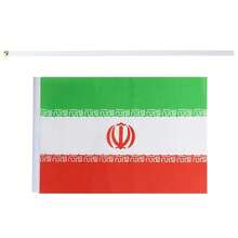 Mini Bandera Irá Conciertos, MXIRA-000, 1Pza, Irá, 14x21cm, Tela Poliéster, Asta Plástico. - Multicolor - Ver 3