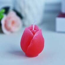 1pc Tulip Shaped Scented Candle, Home Decor Accessory, Weight: 26g, Size: 3.8*4.5cm - 1PC - View 7