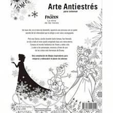 LIBRO ANTIESTRES PARA COLOREAR- FROZEN - Libro único - Ver 3