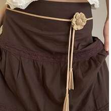 1 chiếc thắt lưng tua rua nhiều lớp phong cách cao bồi miền Tây Bohemian - Phong cách Mỹ Y2K sang trọng cổ điển, được trang trí bằng hạt ngọc lam và tua rua đính hạt, phụ kiện eo thời trang, mộng mơ đậm chất đồng quê, phù hợp cho các lễ hội âm nhạc, kỳ nghỉ, bãi biển và trang phục thường ngày. - Nhiều màu - Xem 20