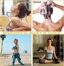 ¡Recomendado50Pcs Mejores Parches Adhesivos Impermeables,parches para sensor freestyle libre,duradero, resistente al agua y al sudor, adecuado para deportes y viajes. (Tono de piel claro) (Color Piel)¡Top de Temporada - color piel - Ver 8