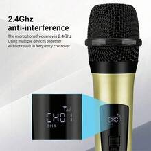 1pc Gold Multipurpose Microphone, Minimalist & Fashionable For Casual Everyday Use - Gold - View 4