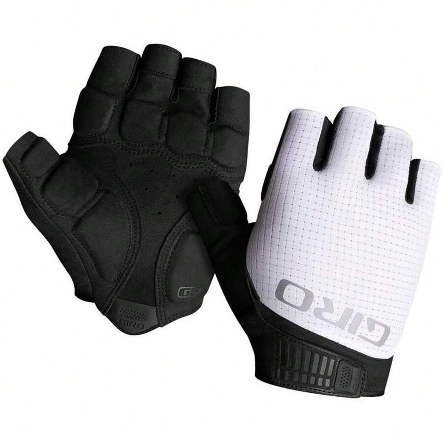 Giro Bravo Gel Men's Road Cycling Gloves - Blue Jewel/Black (2017) - Blanco - Ver 1