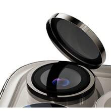 hhw Camera Lens Protector Kit Compatible With IPhone 11 12 13 14 15 16 17 Pro Max Smooth - màu đen - Xem 2
