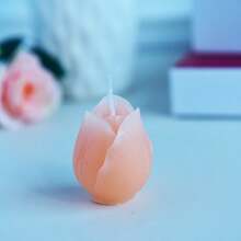 1pc Tulip Shaped Scented Candle, Home Decor Accessory, Weight: 26g, Size: 3.8*4.5cm - 1PC - View 8