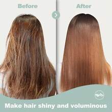 Round Brush For Blow Out,Boar Bristle Round Hair Brushes For Women Bangs,Curly Hair Roller Brush For Blow Drying,Nano Thermal Ceramic &Amp; Ionic Tech(29 Inch,Barrel 17inch,45mm) - White - 查看 5