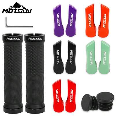 Puños de manillar de bicicleta de montaña MOTSUV, cubiertas de manillar de bicicleta tipo cuerno de toro, accesorios antideslizantes