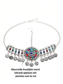 1pc Bohemian Style Coin Tassel Hair Jewelry, Women Beach Holiday Wear Headchain - Multicolor - View 6