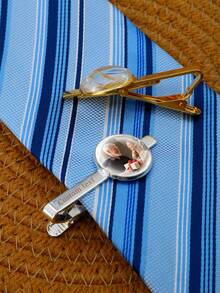 LICVIC Customized Tie Clip, Personalized Men's Tie Clip, Customizable Photo Men's Accessories, Men's Suit Accessories, Creative Men's Gifts, Customizable Image And Text Family Gifts, Valentine's Day Gifts, Birthday Gifts, Groomsman Gifts, Fashion, Couple Gifts, Friend Gifts - Style a - View 5