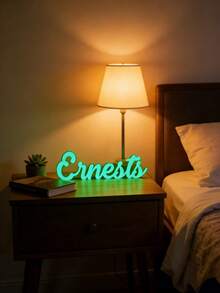 1pc Custom Bookend With Personalized Text, Stylish And Practical For Home Or Office Use - Multicolor - View 7