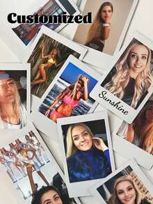 Customized Photo Printing - Personalized Photo Printing, Personalized Couple Photo Art Pieces Ready To Frame, DIY Birthday Anniversary Gift, Valentine's Day Romantic Gift, Personalized Photo Cards - Multicolor - View 3