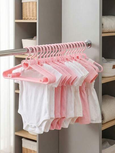 10 chiếc móc treo quần áo trẻ em bằng nhựa, giá phơi quần áo chống trượt cho trẻ em, móc treo quần áo, dụng cụ sắp xếp đồ đạc trong nhà, móc treo quần áo cho trẻ nhỏ và trẻ em - Sử dụng hàng ngày - Phù hợp với tủ quần áo của bé trai và bé gái, dùng để treo quần áo, quần dài, áo khoác, v.v.