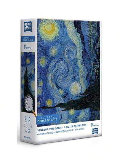 Quebra cabeça Van Gogh - A Noite Estrelada - 500 peças