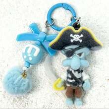 SPONGEBOB 1个海绵宝宝：深海冒险钥匙扣吊坠摆件，情人节及日常礼物 - 彩色 - 查看 12