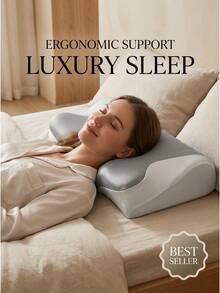 Premium Cooling Gel Memory Foam Pillow – Ventilated Support Pillow For Hot Sleepers, 60-Day Comfort Guarantee - 灰色 - 查看 9