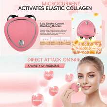 180mAh 电动微电流面部提拉美容仪，滚轮按摩器 - 彩色 - 查看 4