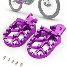 CNC Motorrad Fußrasten anwendbar für CRF150F CRF230F 2003-2019 CRF250F 2019-2024 XR125L 2010-2015 XR150L 2015-2024 Sur Ron S/X Geländefahrzeuge, inklusive kostenlose Fußstifte, CNC gefertigt, schlagfest und poliert, stabil, geeignet für verschiedene Umgebungen, anwendbar für Geländefahrten, Geländemotorräder, Geländerennen, Geländebegeisterte, Abenteuerfahrer und Einzelspieler - A - Übersicht 1