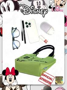 Disney [] Cartoon IP  Knitted Handbag, Portable Foldable Tote Bag, Suitable For Daily Matching, Shopping, Parties, Festivals, Girlfriend Gifts - Multicolor - View 4