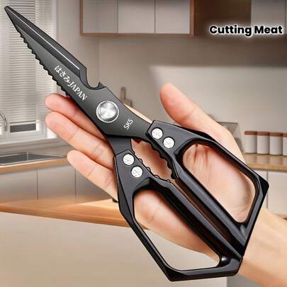 Stainless Steel SK5 Kitchen Scissors | Highly Durable, Multi-Functional Bone Shears, Ideal For Home Use, Bone Cutting Tool | Professional Cooking Tool, Long-Lasting And Durable Kitchen Equipment