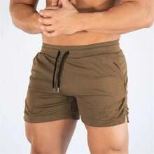 Summer Men's Fitness Shorts Gym Shorts Gyms Short Pants Run Hiking Sportswear Running Shorts Men Sports Jogging 7CTB - 黑色 - 查看 4