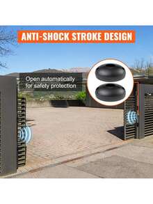 3300lbs Automatic Sliding Gate Opener Driveway Operator Infrared Sensor - Grey - View 4