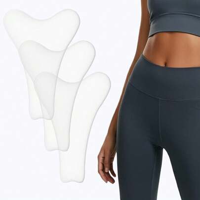 1pc Swimsuit Silicone Pads Camel No Underwear Guard Y Shape Silicone Concealer Insert Seamless Protection For Swimwear Yoga Pants Workout Leggings Comfort Reusable Washable(Clear)