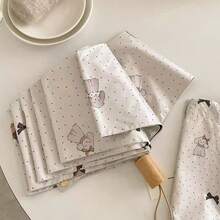 时尚可爱熊狗造型8根伞骨加固黑色涂层雨伞，遮阳挡雨 - 可愛動物雨傘 - 查看 9