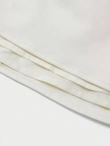 QUNGIGU 女士修身美人鱼长裙，优雅短袖美人鱼长裙，适合派对、夜店等场合，白色正式礼服，优雅晚礼服 - 白色 - 查看 9