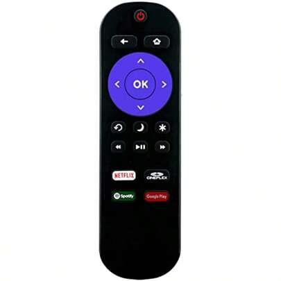 Universal Remote Compatible With All Insignia Roku TV With Spotify Cineplex  Play