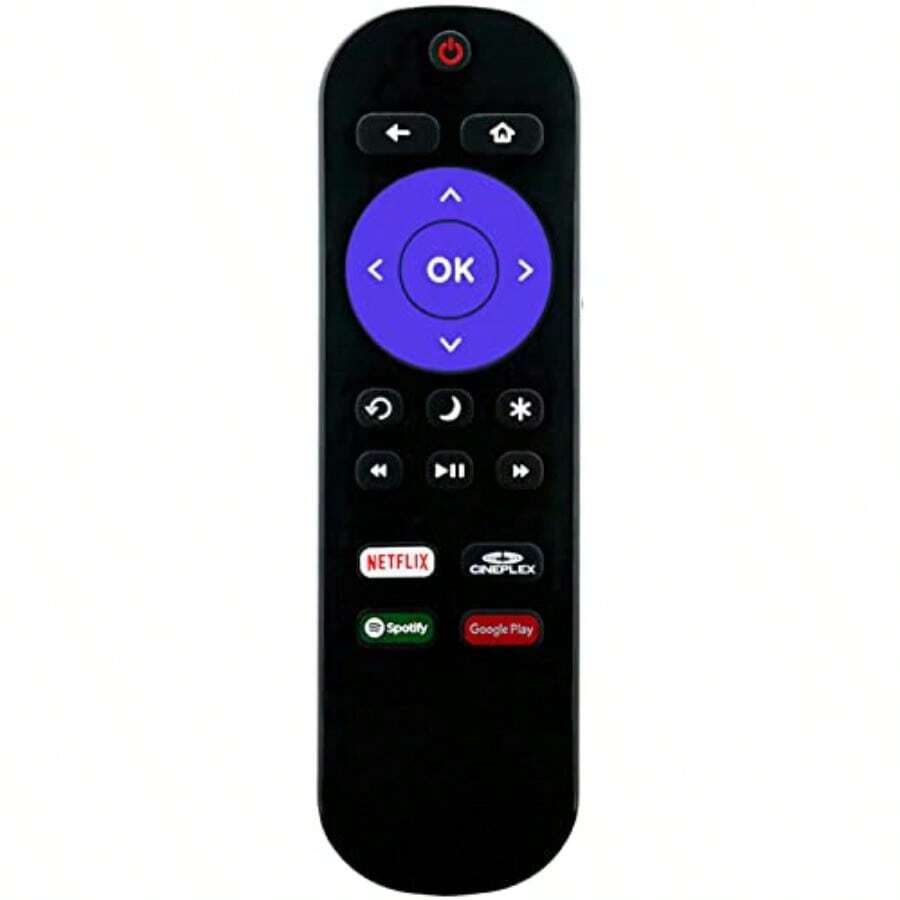 Universal Remote Compatible With All Insignia Roku TV With Spotify Cineplex  Play - Màu tím - Xem 1