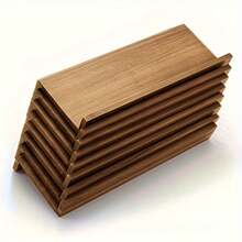 Wooden Kitchen Spice Rack Drawer Organizer, Spice Bottle Storage And Display Rack, No Food Contact - Brown - View 3