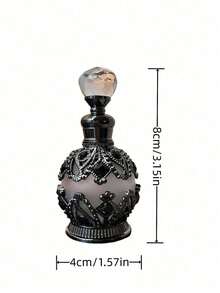 1瓶15毫升高端香薰精油，水晶瓶身，小型可填充香薰瓶，假日旅行香氛分装瓶，复古迪拜风格，母亲节礼物，女士礼物，情人节礼物，家居生活 - 彩色 - 查看 15