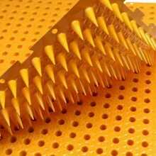 Drapak dla koni, drapak dla zwierząt do użytku na zewnątrz, odpowiedni dla koni, bydła, kóz, owiec i innych zwierząt gospodarskich; pomoc w pielęgnacji zwierząt gospodarskich; sprzęt do pielęgnacji zwierząt gospodarskich - 2-częściowy grzebień z twardym włosiem - Zobacz 8