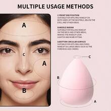 12PCS Makeup Sponge Set,  Sponge For Foundation Blending With 3PCS Mini Makeup Sponges & 3PCS Triangle Powder Puff, Soft Make Up Sponges For Face Cosmetic Applicator For Powder Liquid - 粉色 - 查看 2