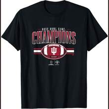 Indiana21 Hoosiers 2025-26 College Football Playoff Rose Bowl T-Shirt - màu đen - Xem 1