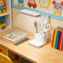 Portable LED Desk Lamp, With Three Color Temperature Settings, USB Powered, And Two Pen Holders, Perfect For Reading, Students, And Home Office Use. - 兩筆筒 - 查看 8