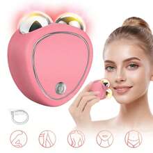 180mAh 电动微电流面部提拉美容仪，滚轮按摩器 - 彩色 - 查看 13