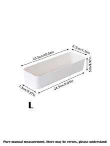 1 Stück Schubladentrenner Aufbewahrungsbox, Desktop Organizer Aufbewahrungsbox, Schmuck, Kosmetik, Haaraccessoires Aufbewahrungsbox, Kunststoffmaterial, multifunktionale Aufbewahrungsbox, Haaraccessoires und Bürobedarf Aufbewahrungsbox, verschiedene Größen, geeignet für Zuhause Schubladen, Schlafzimmer, Studentenwohnheime, Badezimmer, Desktop Organizer, Raumdekoration - Verschiedenfarbig - Übersicht 19
