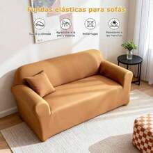 AMOROSA Sofa Slipcovers - Khaki - View 6